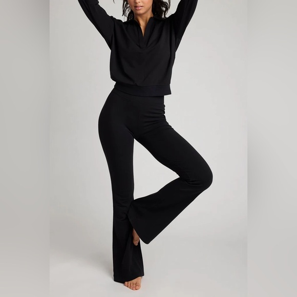 Negative Underwear Pants - Negative Underwear Club Flare Pant in Black, Size Small